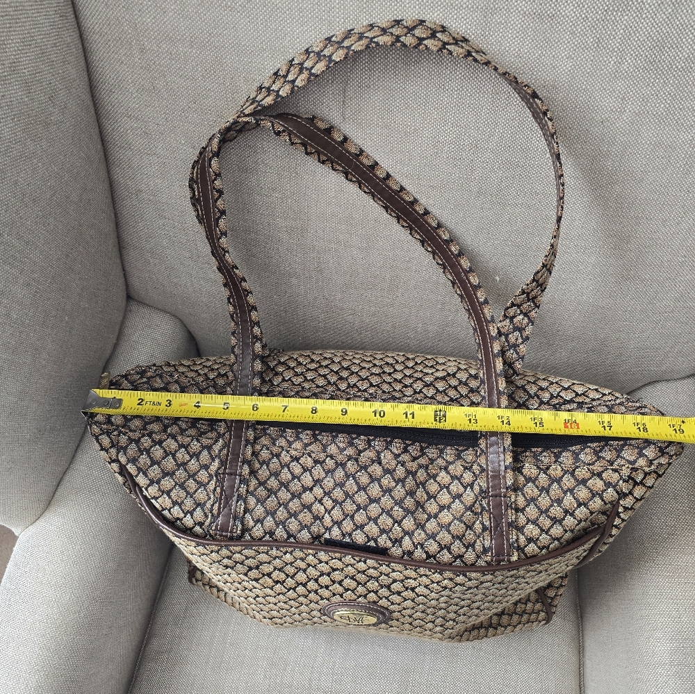 Vintage DVF Tapestry Weekender Tote Bag - Picture 7 of 9